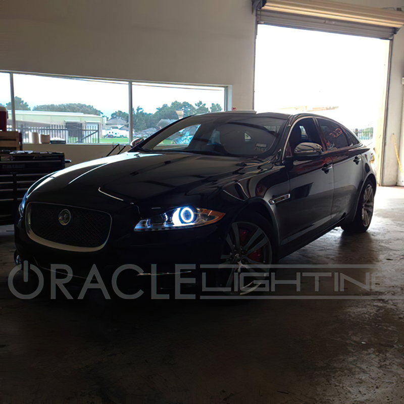 Jaguar XJ Headlight Halo Kit - ORACLE Lighting - SMD LED - Amber - `10-`15